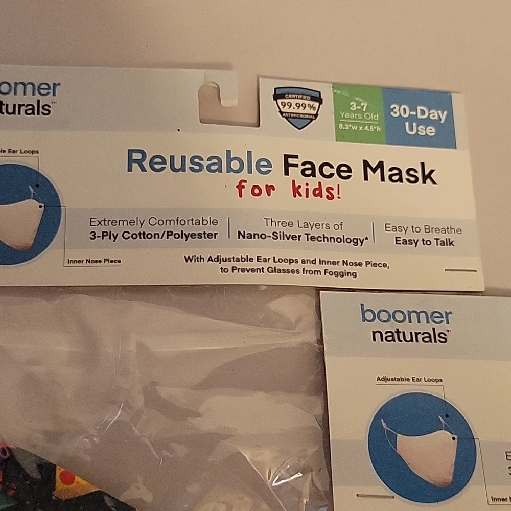 Reusable Face Masks for Kids